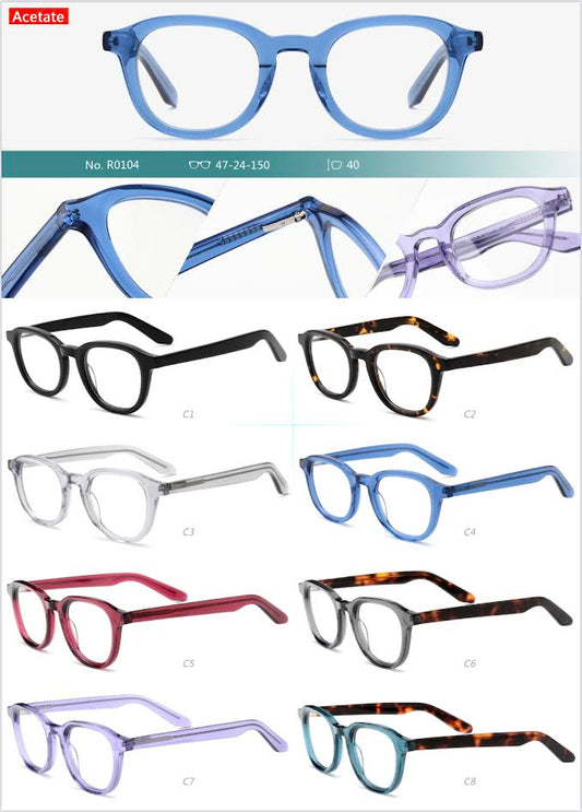 BELLAGIO R0104-C8 (Trans Blue/Tortoise)