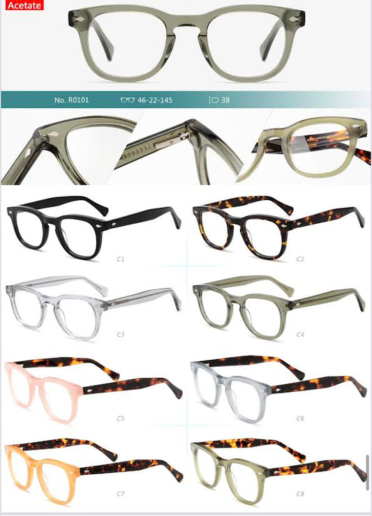 BELLAGIO R0101-C8 (Trans Green/Tortoise)